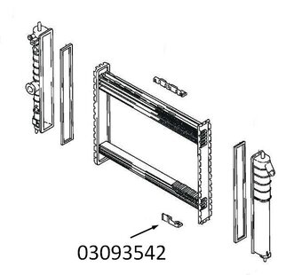 Кронштейн крепления радиатора, нижний NEXIA 03093542 на Дэу Нексия