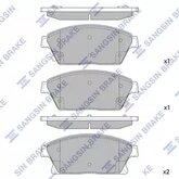 Колодки передние тормозные Cruze, Hi-Q (SP1480) (13301234)