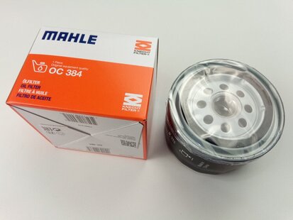 Фильтр масляный ВАЗ 2108, MAHLE/KNECHT (OC384) (2108-1012005) 2108-1012005 на Дэу ЗАЗ Сенс