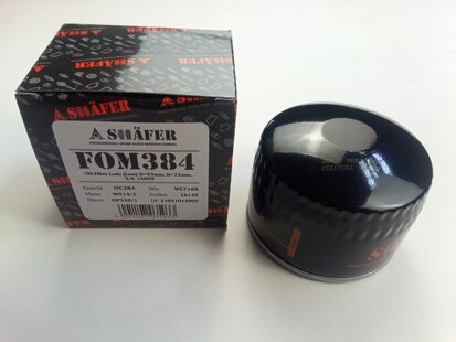 Фильтр масляный ВАЗ 2108, SHAFER (FOM384) (2108-1012005) 2108-1012005 на Дэу ЗАЗ Сенс