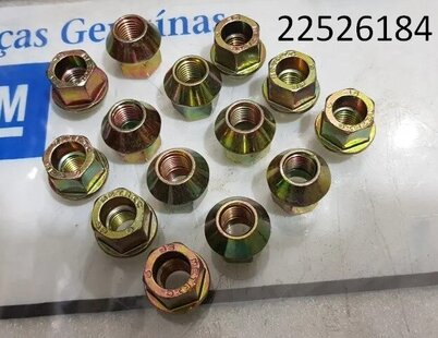 Гайка колесная открытая M12 x 1.5 x 24 mm R2/Spark/Tracker/Aveo T300 22526184 на Шевроле Авео