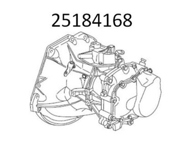 КПП механическая NEXIA 25184168 на Деу Нексія