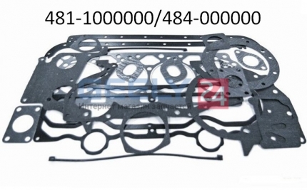 Комплект прокладок двигуна SQR481F / SQR484F 481-1000000/484-000000 на Чері Елара