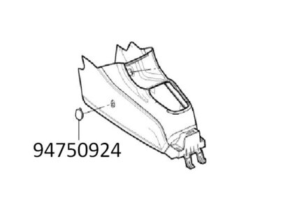 Заглушка передней консоли левая R4 94750924 на Равон Р4, Кобальт