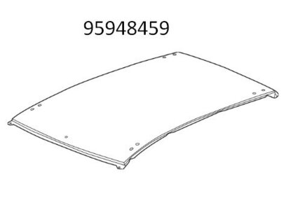 Панель крыши lt R2 95948459 на Равон Р2 Спарк