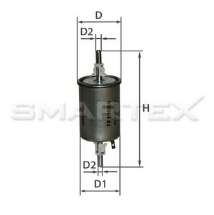 Фильтр топливный Lanos, ВАЗ 2110 инж, SMARTEX (FF19004) (96335719) 96335719 на Шевроле ЗАЗ ВІДА