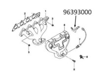 Кронштейн датчика NEXIA 1.6 DOHC