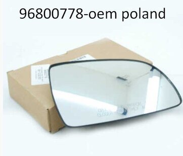 Стекло зеркала правого (механического) 96800778 на Шевроле ЗАЗ ВІДА