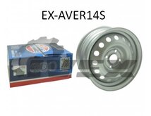 Диск колісний AVEO (металік) "EuroEx" R14x5.5J, 4x100, DIA 56.6, ET 45 (EX-AVER14S)