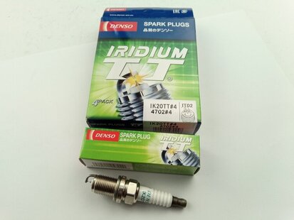 Свеча зажигания DENSO IRIDIUM TT IK20TT.4/IT02 Lanos 1.6, Lacetti 1.6-1.8 4 шт в упк. ЦЕНА ЗА ШТ!! IK20TT.4 на Шевроле Лачетти